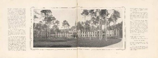 Pavillon des Sanatoriums für Männer (Vorderansicht)