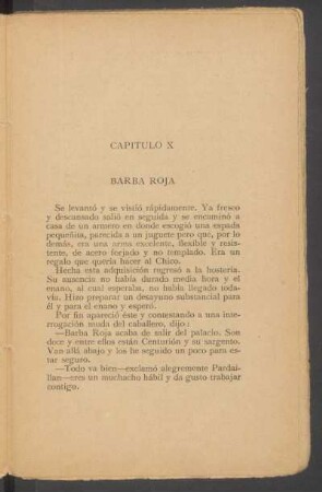 Capítulo X - Barba Roja