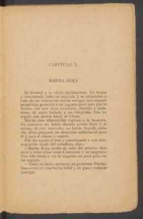 Capítulo X - Barba Roja