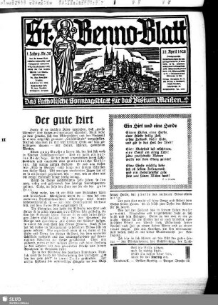 St.-Benno-Blatt : das katholische Bistumsblatt für die Diözese Meißen
