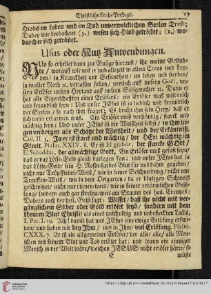 Usus oder Nutz Anwendungen