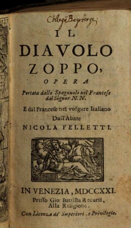 Il diavolo zoppo