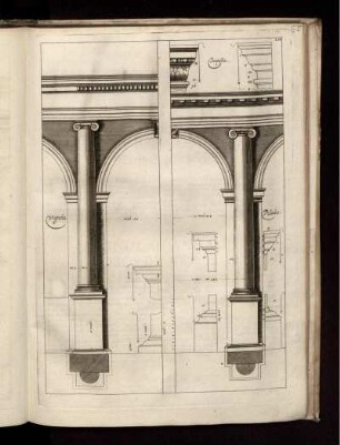 Illustration LIII: Imposta. Vignola. Palladio