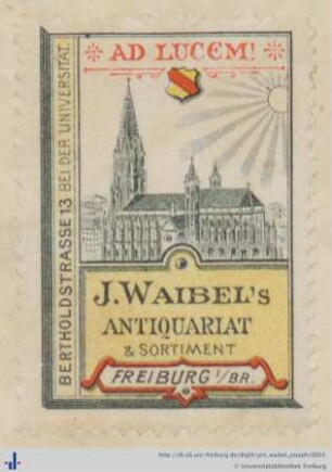 Exlibris (Aus: UB Freiburg, RA 2017/90).