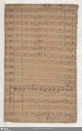 Laudate Dominum - Mus.3563-E-500 : S, Coro, orch, org; B|b; SchV 200