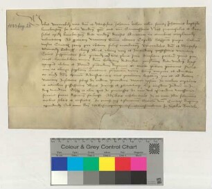 Dem Propste Magister Johannes Koller präsentieren Bürgermeister und Ratsmannen für eine Vikarie am Hochaltar der Hl. Geistkapelle bei der Sülze den Presbyter Henricus Duderstat [lat].