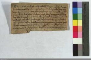 Tobias eps. Pragensis, gewährt allen, die die Elisabethkirche in Marburg mit Gaben unterstützen und besuchen, einen 40tägigen Ablaß.