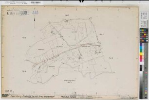 Dackmar (Warendorf), Vohren (Warendorf), Flurbereinigung Dackmar-Vohren, Bl.12 Alter Bestand Dackmar Flur 8