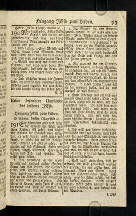 93-100, Hingang Jesu zum Leiden; ...