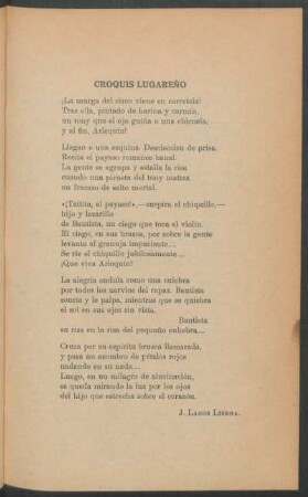 Croquis lugareño