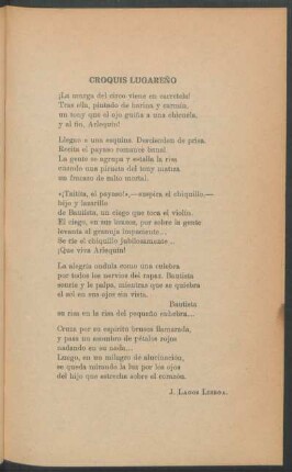 Croquis lugareño