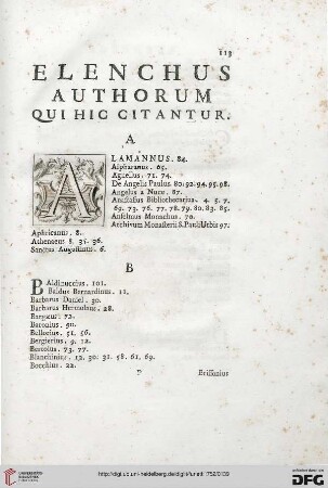 Elenchus authorum qui hic citantur