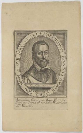 Bildnis des Maximilianvs Henninvs Bossv