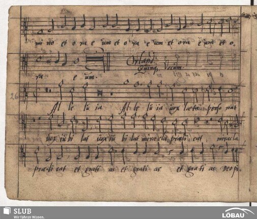 Lasso, Orlando di: Alleluia vox laeta personat
