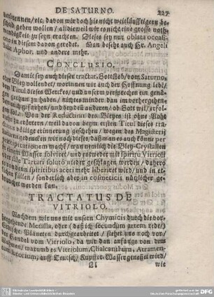 TRACTATUS DE VITRIOLO.
