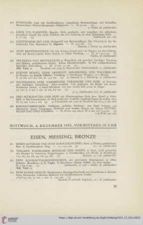 Eisen, Messing, Bronze (Nr. 381-398)