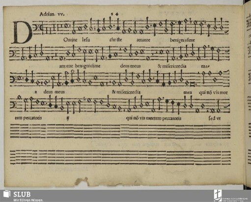 Willaert, Adrian: Domine Jesu Christe