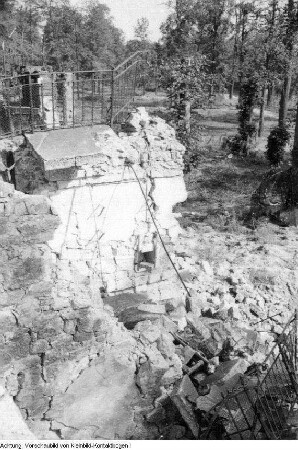 Dresden, Zoologischer Garten Dresden, kriegszerstört, August 1945