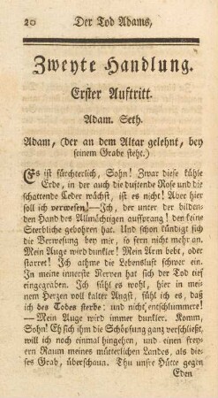 Zweyte Handlung