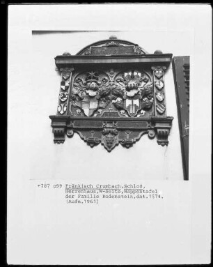 Wappentafel der Familie Rodenstein