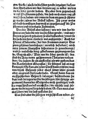 Ein warhaffter berichte vom Colloquio zu Regenspurg diß Jars angefangen unnd vonn dem Abzug der Auditoren und Colloquenten, die von Fürsten und Stenden der Augspurgischen Confession dahin verordnet waren
