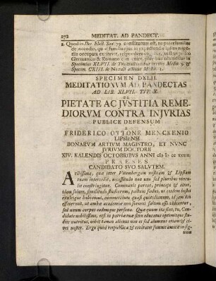 172-194, Spec. 542. De Pietate ac justitia remediorum ...