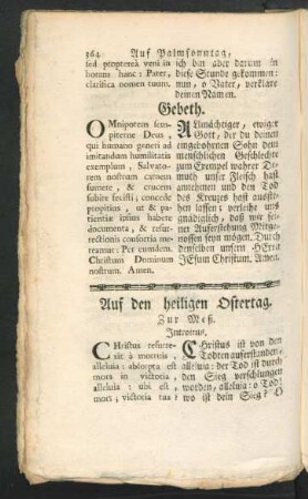 Auf den heiligen Ostertag