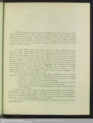 De compositione Militis Gloriosi commentatio
