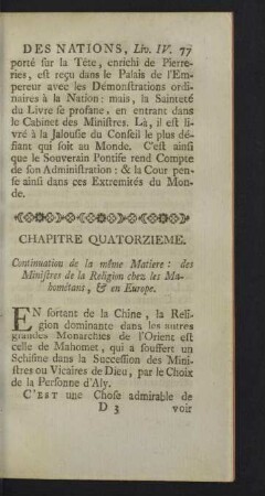 Chapitre quatorzieme.
