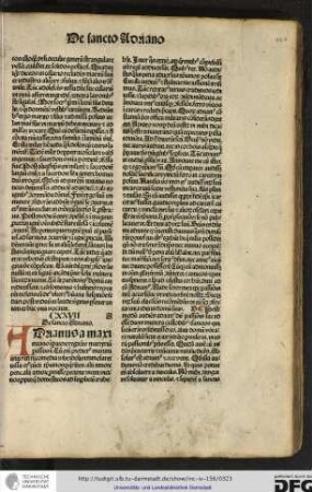 CXXVII. De sancto Adriano.