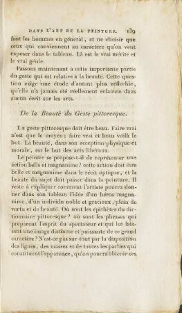 De la Beauté du Geste pittoresque.
