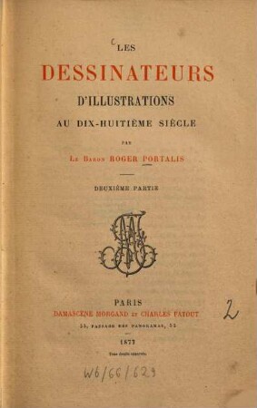 Les dessinateurs d'illustrations au dix-huitième siècle, 2