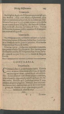 Contraria.