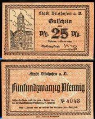 Vilshofen 25 Pfennig