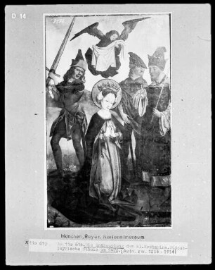 Szenen aus der Legende der heiligen Katharina — Die Enthauptung der heiligen Katharina