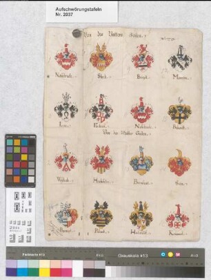 Proband: Nesselrode, Johann Wilhelm von; Vater: Nesselrode, [Matthias] von; Mutter: Wylich, [Maria Elisabeth] von: Münster, Domkapitel
