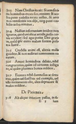 De Patientia.