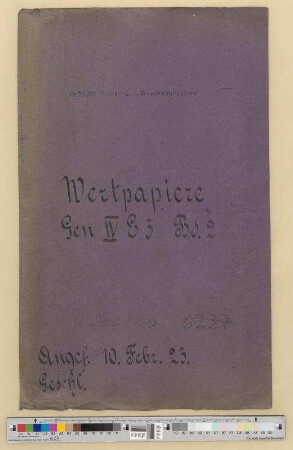 Behandlung von Wertpapieren
