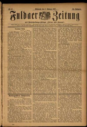 Ausgabe vom Mittwoch, den 03. Februar 1897.