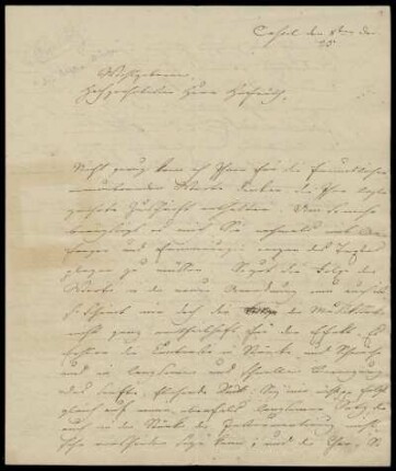 Brief von Louis Spohr an Friedrich Rochlitz