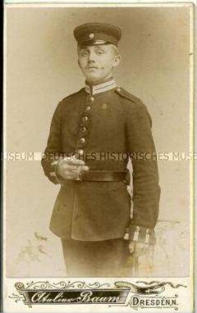 Bild eines Soldaten, Carte de Visite