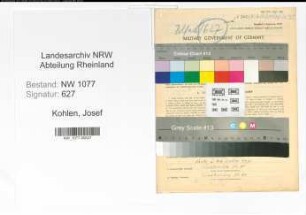 Entnazifizierung Josef Kohlen , geb. 27.07.1910 (Polizist)