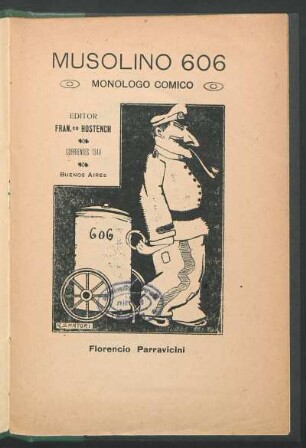 Musolino 606 : monólogo cómico