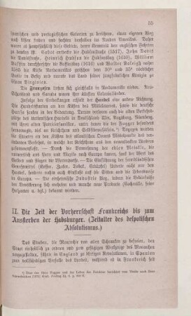 II. Die Zeit der Vorherrschaft Frankreichs bis zum Aussterben der Habsburger (Zeitalter des despotischen Absolutismus