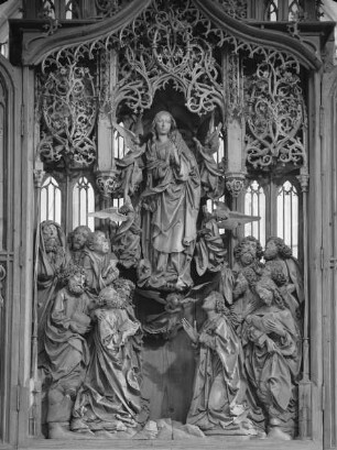 Marienaltar — Mittelschrein: Mariae Himmelfahrt