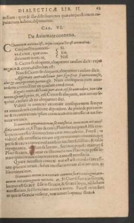Cap. VI. De Axiomate connexo.