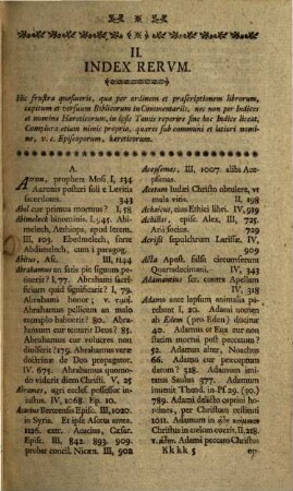 Tu Makariu Theodōrētu Episkopu Kyru Hapanta, [6]. [Index Opervm]