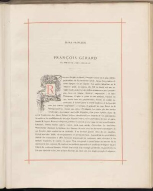 François Gérard. Né a Rome en 1770 - Mort a Paris en 1857