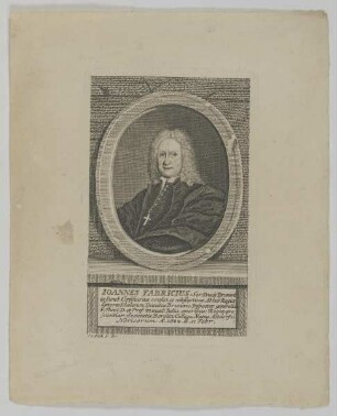 Bildnis des Ioannes Fabricius