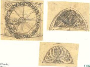 Fischer, Theodor; Heilbronn; Stadt-Theater - Dekorationsmotive (Details)